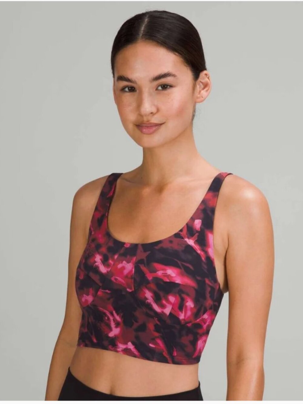 Lululemon Nulu Front-Darting Yoga Bra *Light Support B/C Cup Intensity Pink Blos